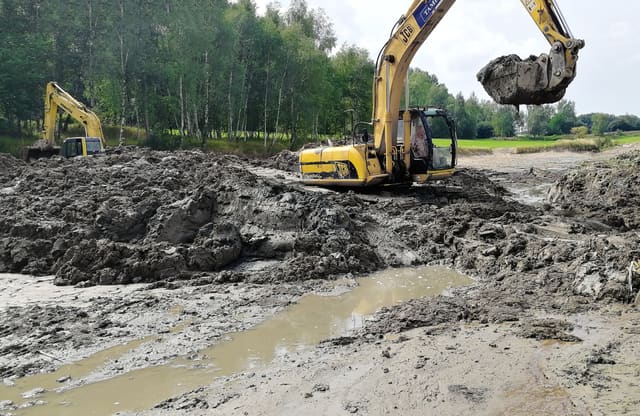 Podveský rybník, Sedmpány – odbahnění